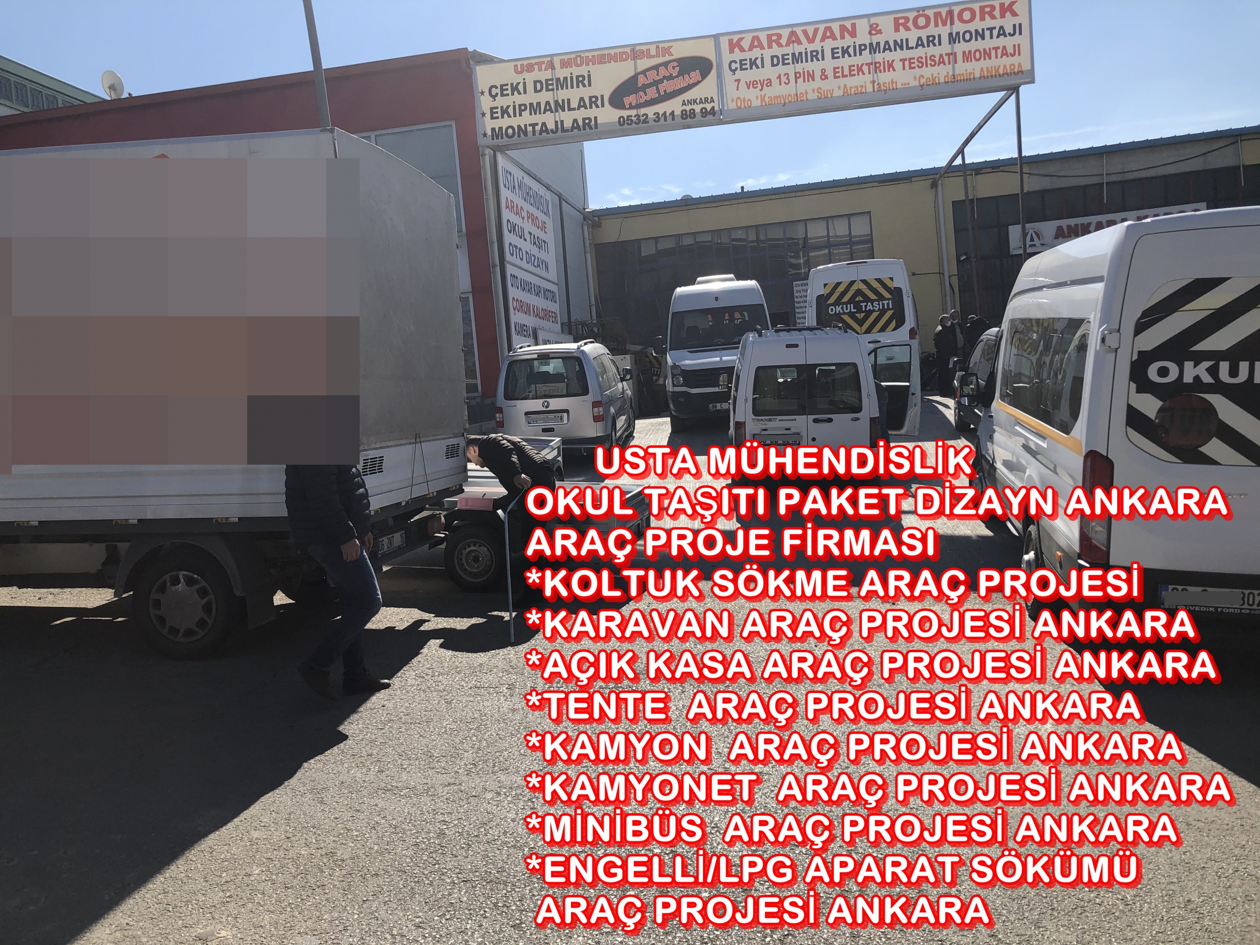 ARAÇ PROJE ANKARA ÇEKİ DEMİRİ TAKMA MONTAJI VE ARAÇ PROJE FİRMASI ANKARA