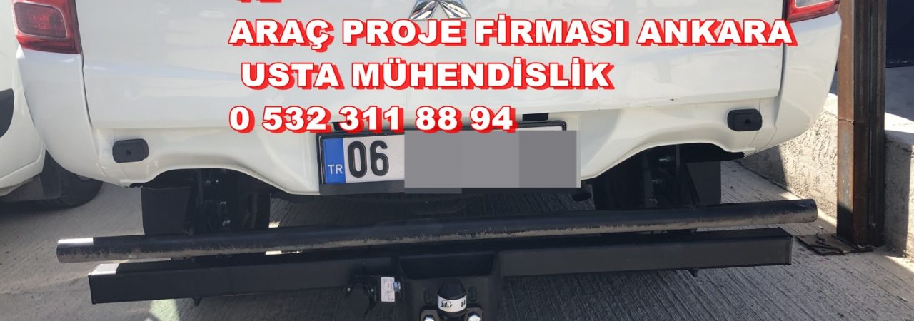 L 200  MITSUBİSHİ KAMYONET çeki demiri takma montajı ve araç proje firması usta mühendislik ankara da 05323118894 .