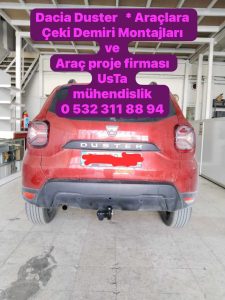 dacıa duster Çeki Demiri Takma baglama montajı ve Araç proje FİRMASI USTA MÜHENDİSLİK 05323118894