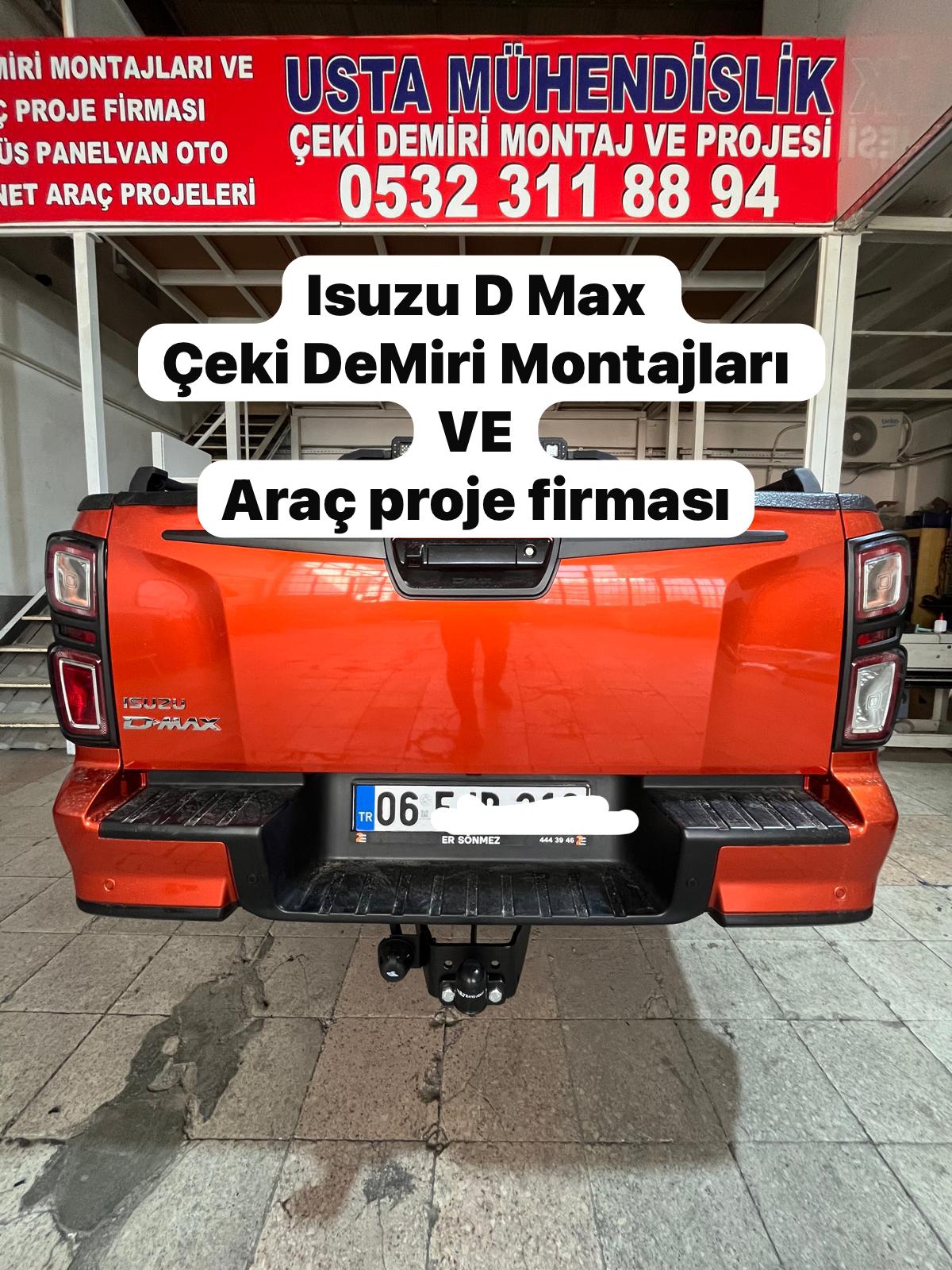 Nıssan Navara Kamyonet çeki demiri takma montajı ve araç proje firması usta mühendislik ankara da 05323118894