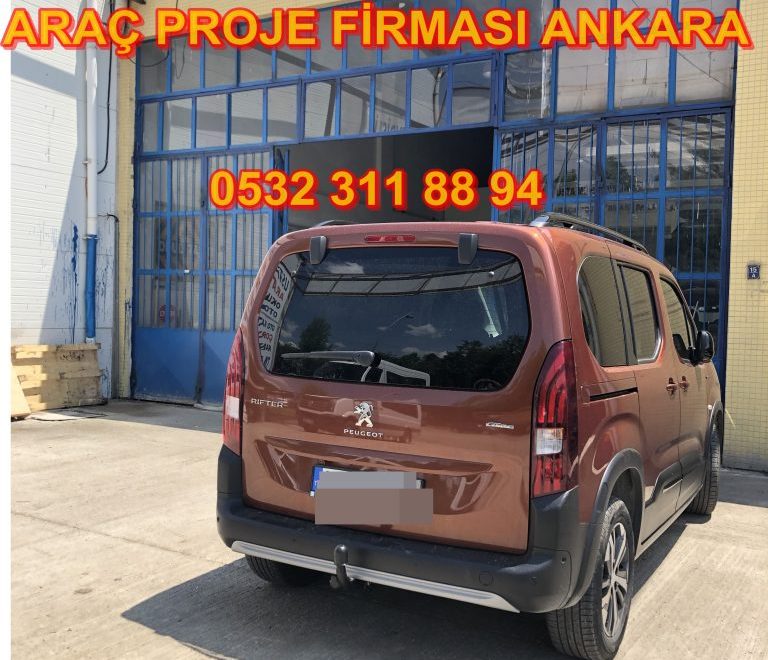 PEUGEOT RIFTER KAMYONET ARAÇLARA ÇEKİ DEMİRİ TAKMA MONTAJI VE ARAÇ PROJE USTA MÜHENDİSLİK FİRMASI ANKARA 05323118894