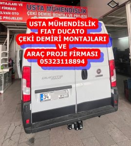 FIAT DUCATO Çeki Demiri Takma Montajı ve Araç Proje firması usta mühendislik Ankara da çep : 05323118894