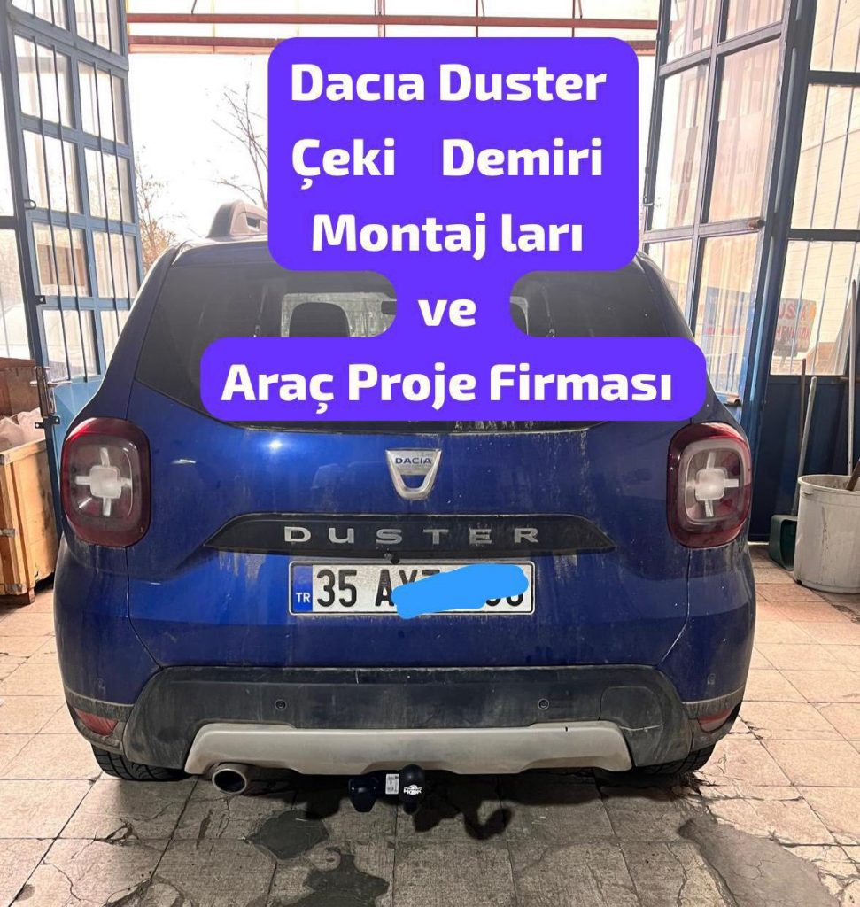 Dacia duster çeki demiri montajı ve araç projesi ankara ostimde.çeki demiri ankara USTA MÜHENDİSLİK 05323118894
