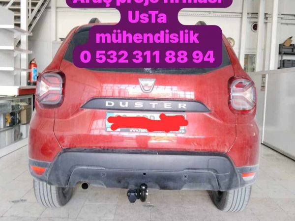 dacıa duster Çeki Demiri Takma baglama montajı ve Araç proje FİRMASI USTA MÜHENDİSLİK 05323118894